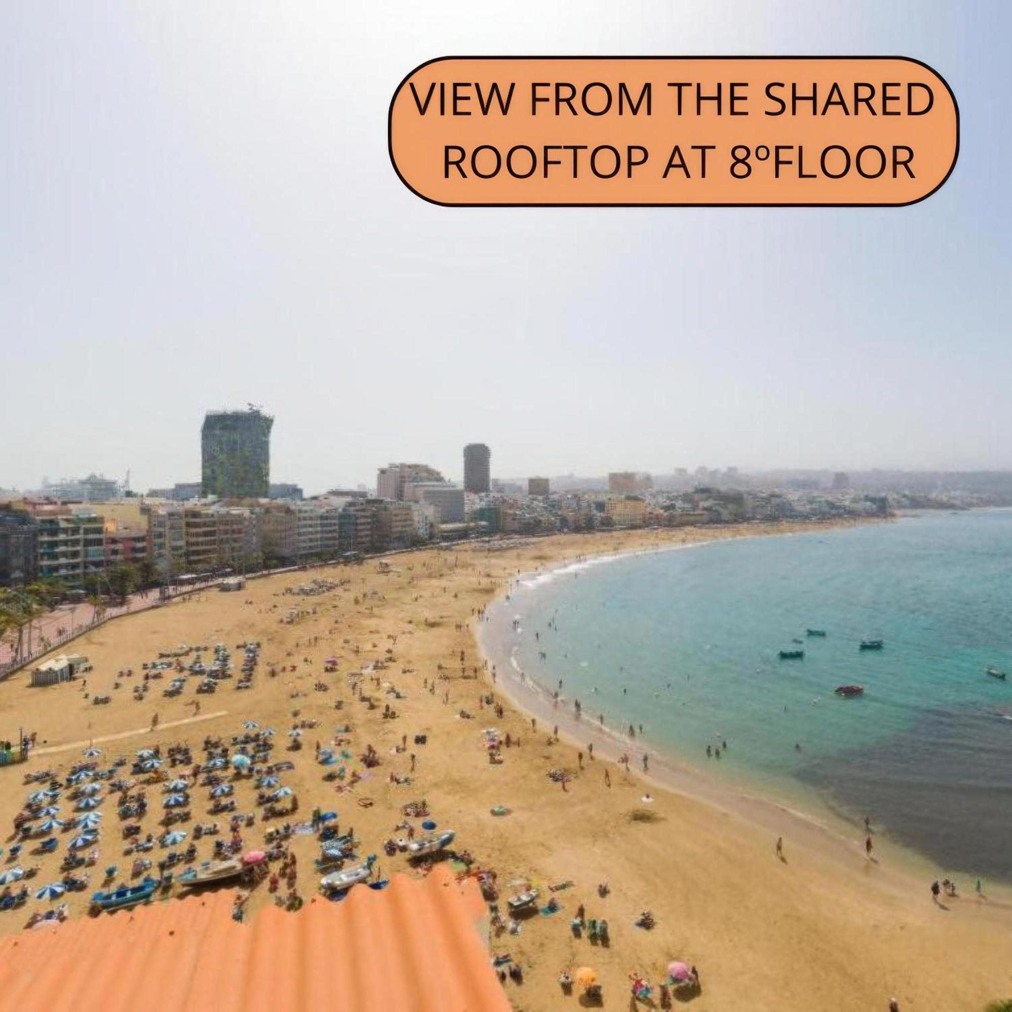 Casita Canaria Playa Beachfront Access & Lateral Ocean View With Terrace Las Palmas de Gran Canaria Dış mekan fotoğraf
